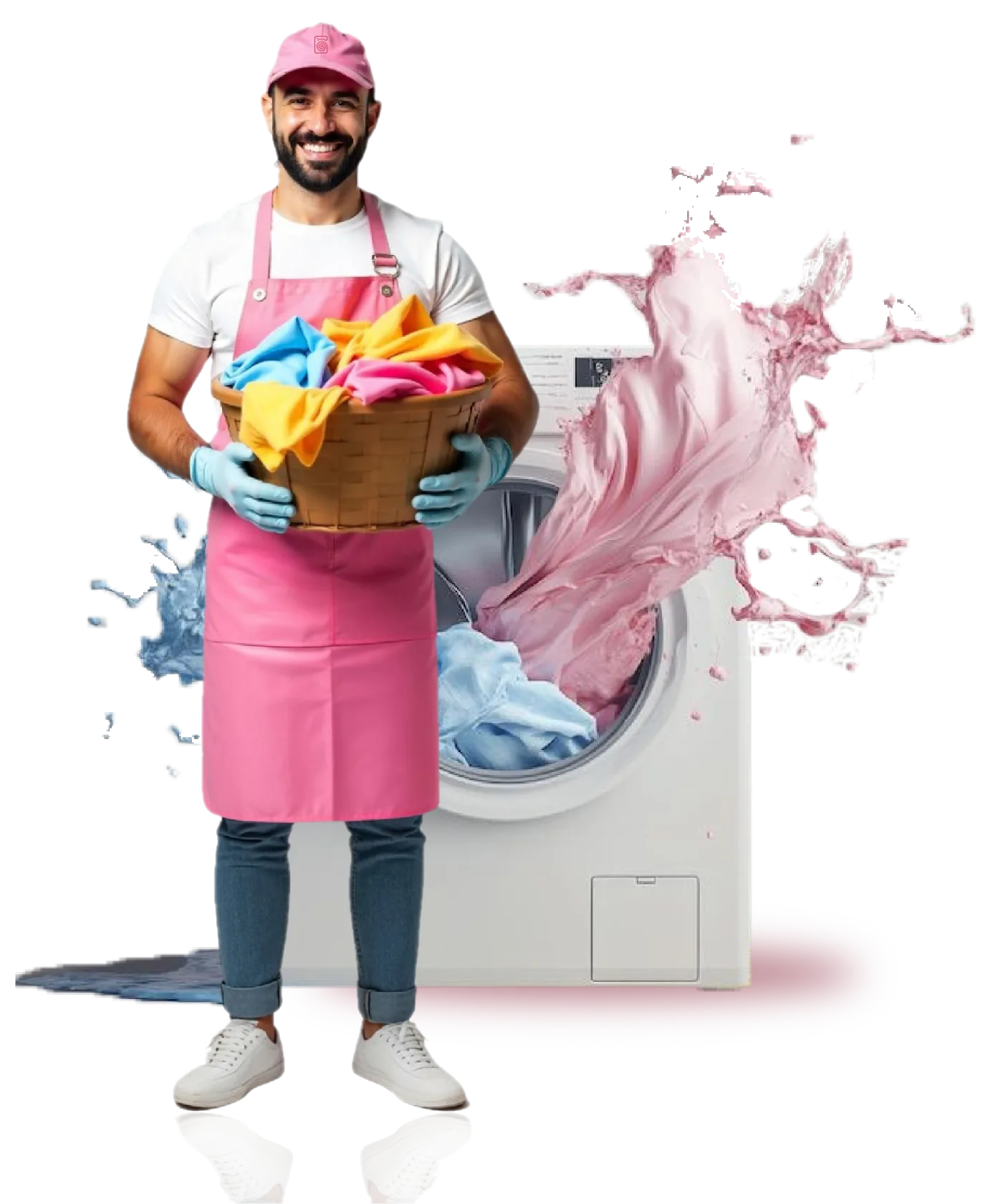 Laundry owner using CleanKaro